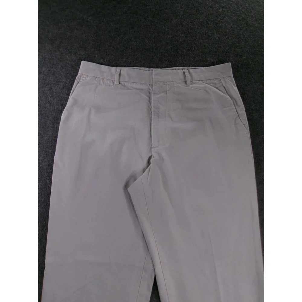 Vintage J Crew Pants Men 34X31 Beige Straight Leg Regular Fit Office Tag 34X32